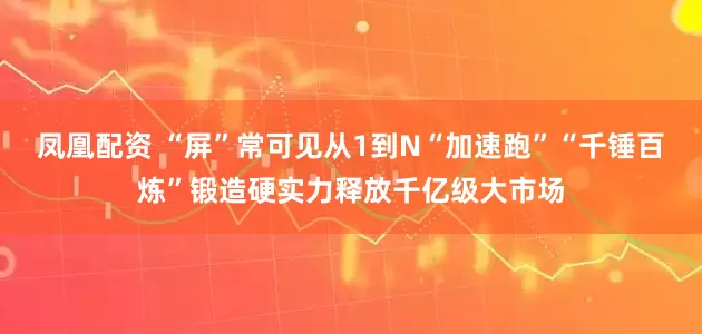 凤凰配资 “屏”常可见从1到N“加速跑”“千锤百炼”锻造硬实力释放千亿级大市场