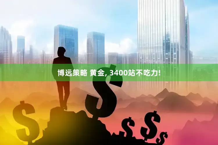博远策略 黄金, 3400站不吃力!